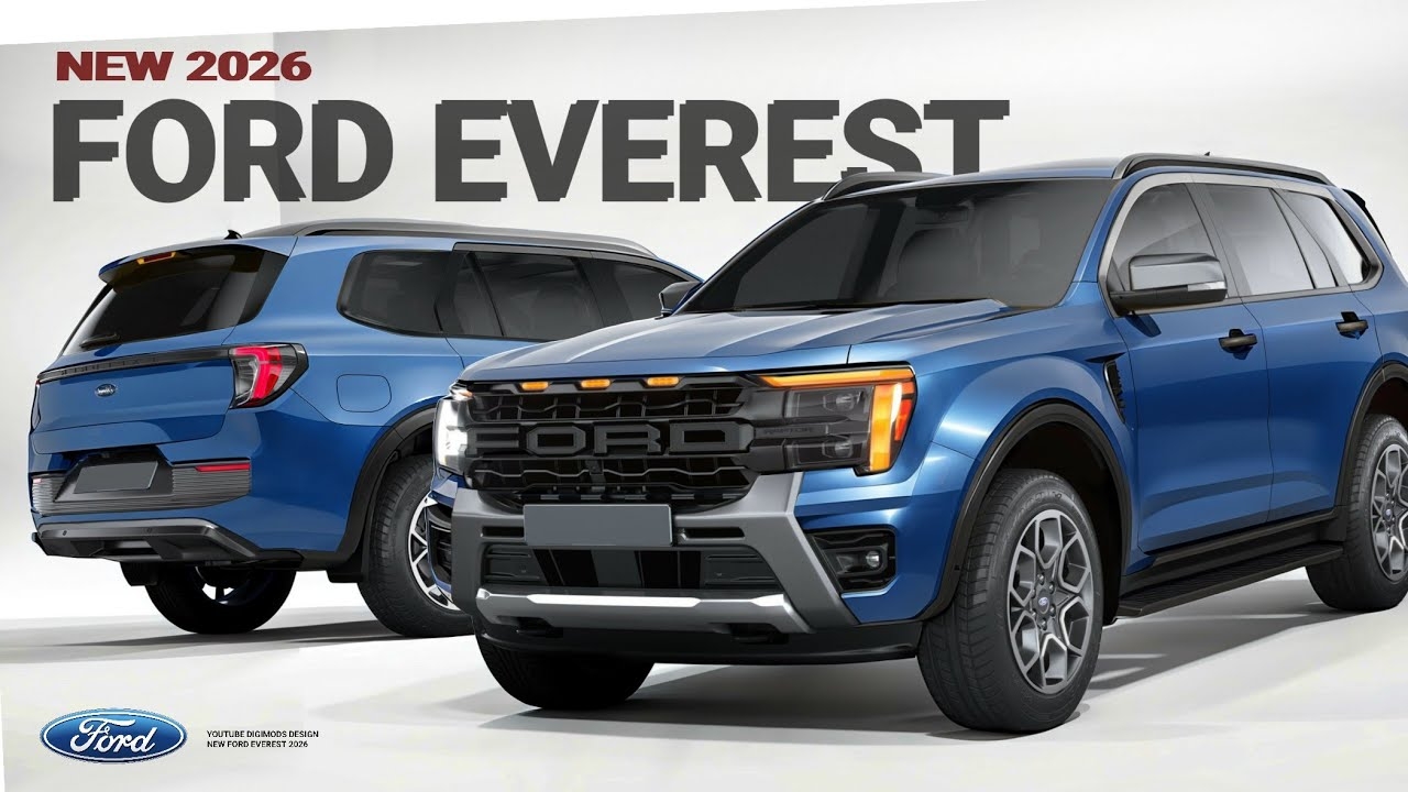 ALL NEW 2026 FORD EVEREST REVEALED REDESIGN Digimods DESIGN YouTube