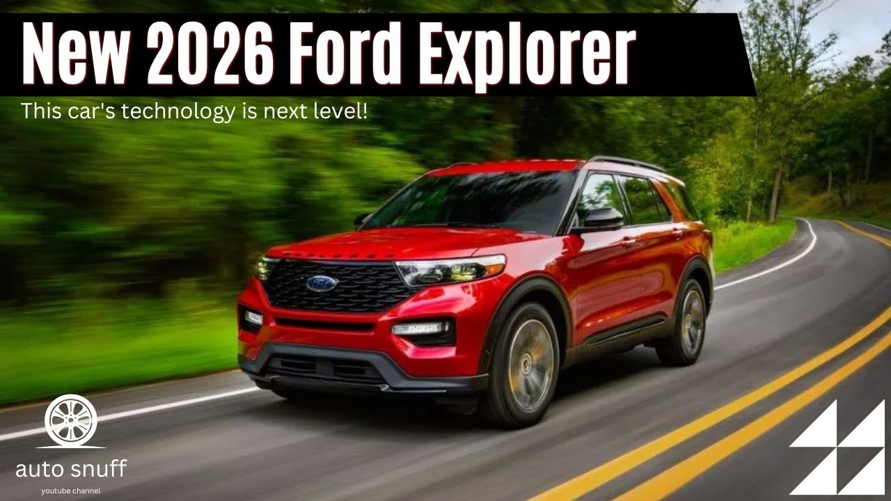 New 2026 Ford Explorer Review Redesign And Release Date YouTube